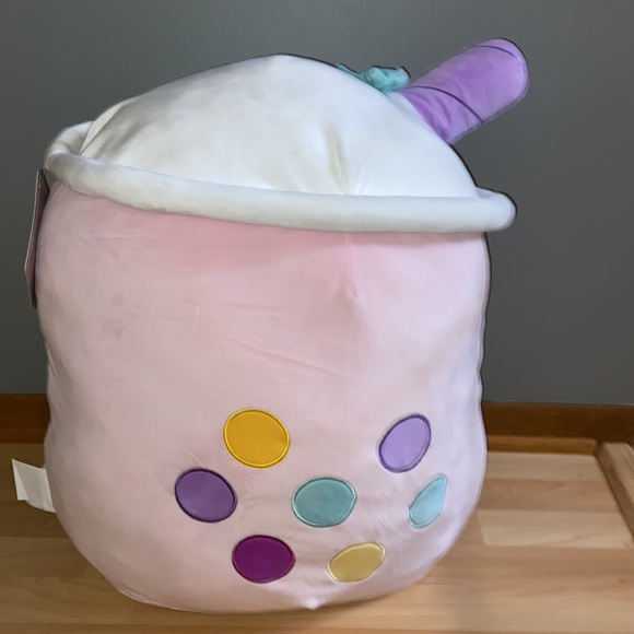 BRAND NEW BOBA TEA FOOD SQUISHIE PLUSH 20”! NWT! SMOKE FREE HOME! - Picture 4 of 5